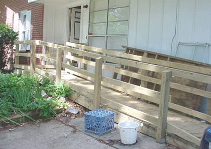 New ramp to home door 